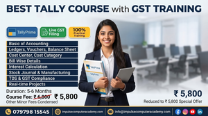 Best Tally Course with GST Training in Jamshedpur